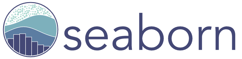 seaborn logo. 바다 느낌을 살린 듯 합니다.