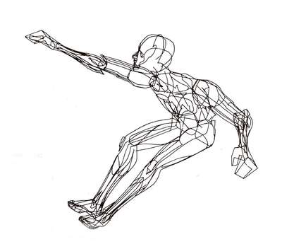 Boeing man by William Fetter, an art director of the Boeing Company (1964)