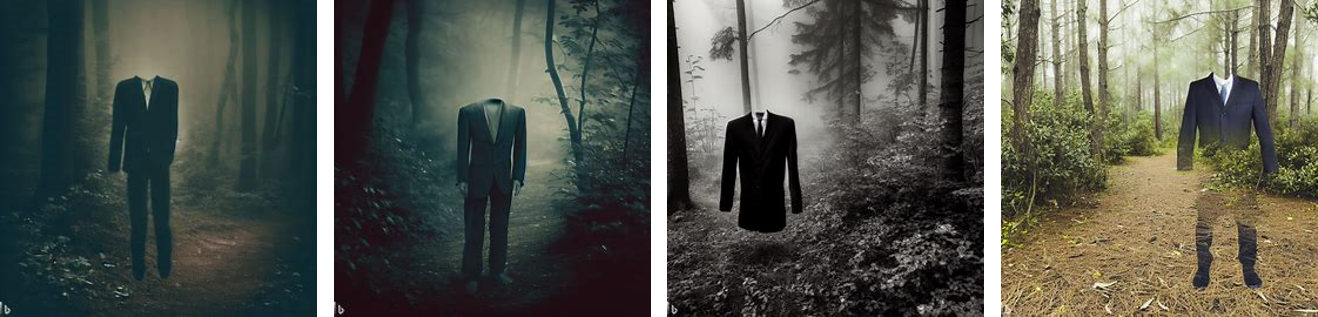 투명인간, in the forest