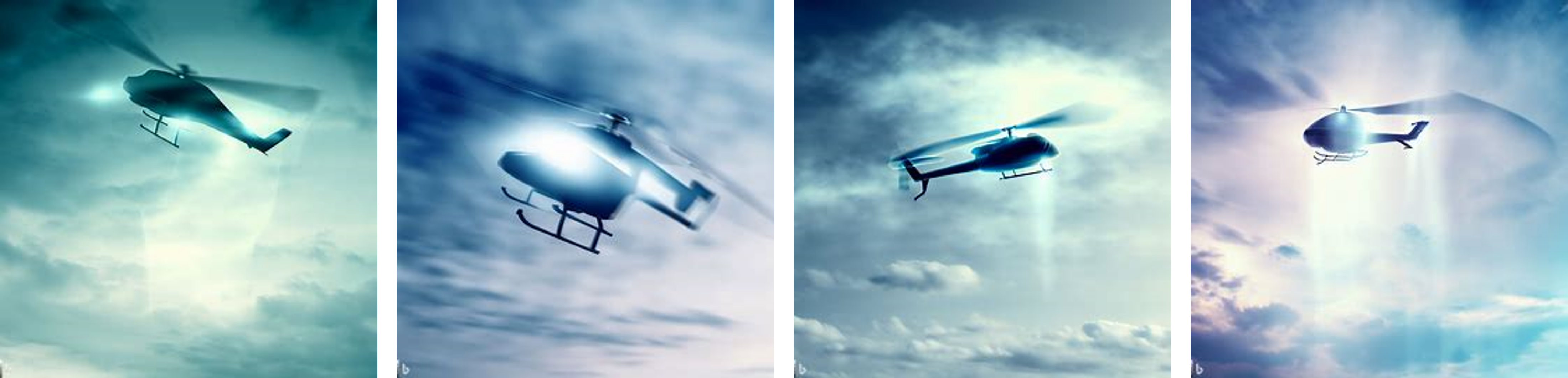 invisible helicopter, flying in the sky