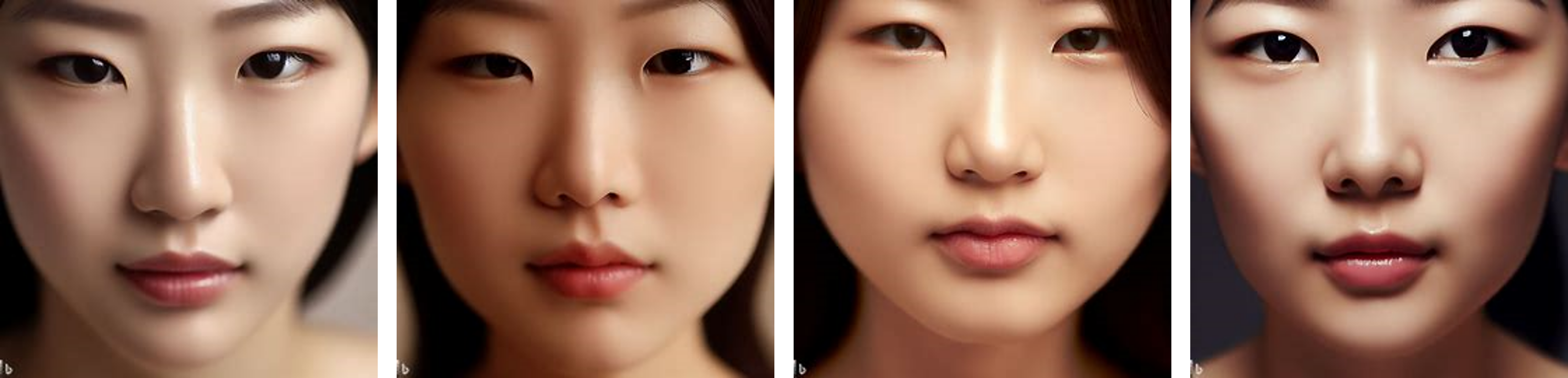 a korean face