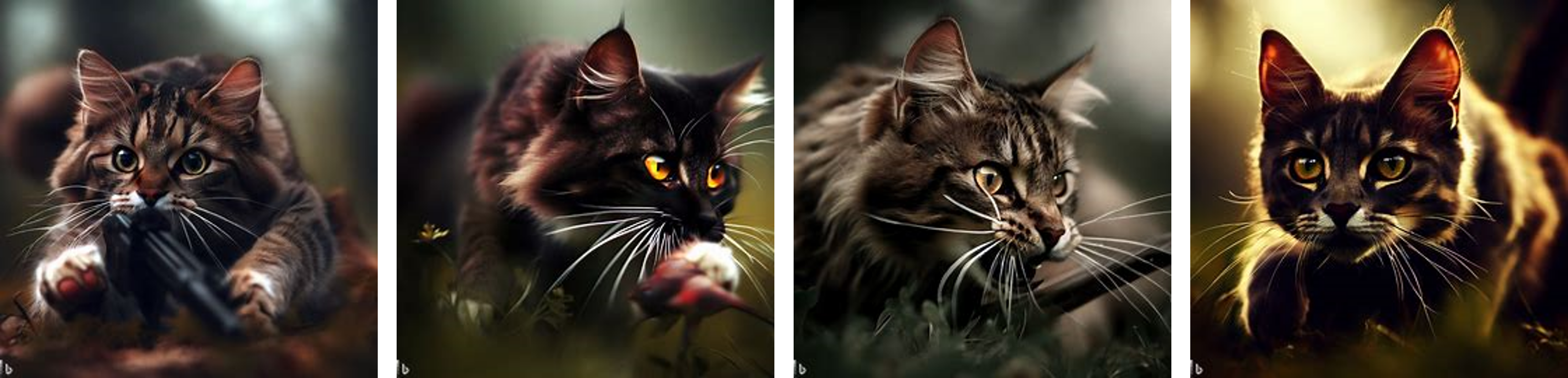 hunting cat