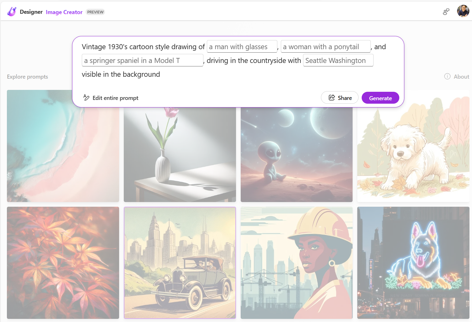 Microsoft Designer: https://designer.microsoft.com/